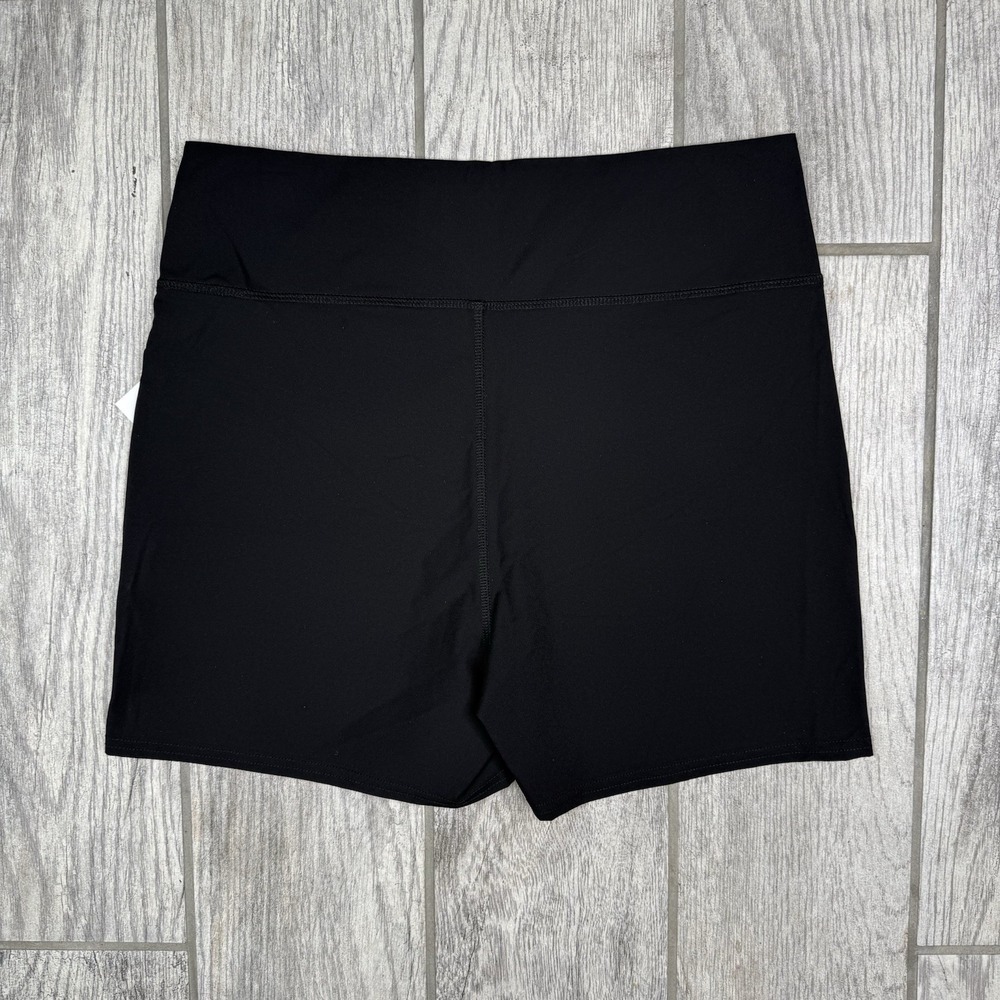 Eastside Golf Hi Waist Active Shorts NWT Logo Gym Womens Pockets Black EGWS5015 - Picture 7 of 9